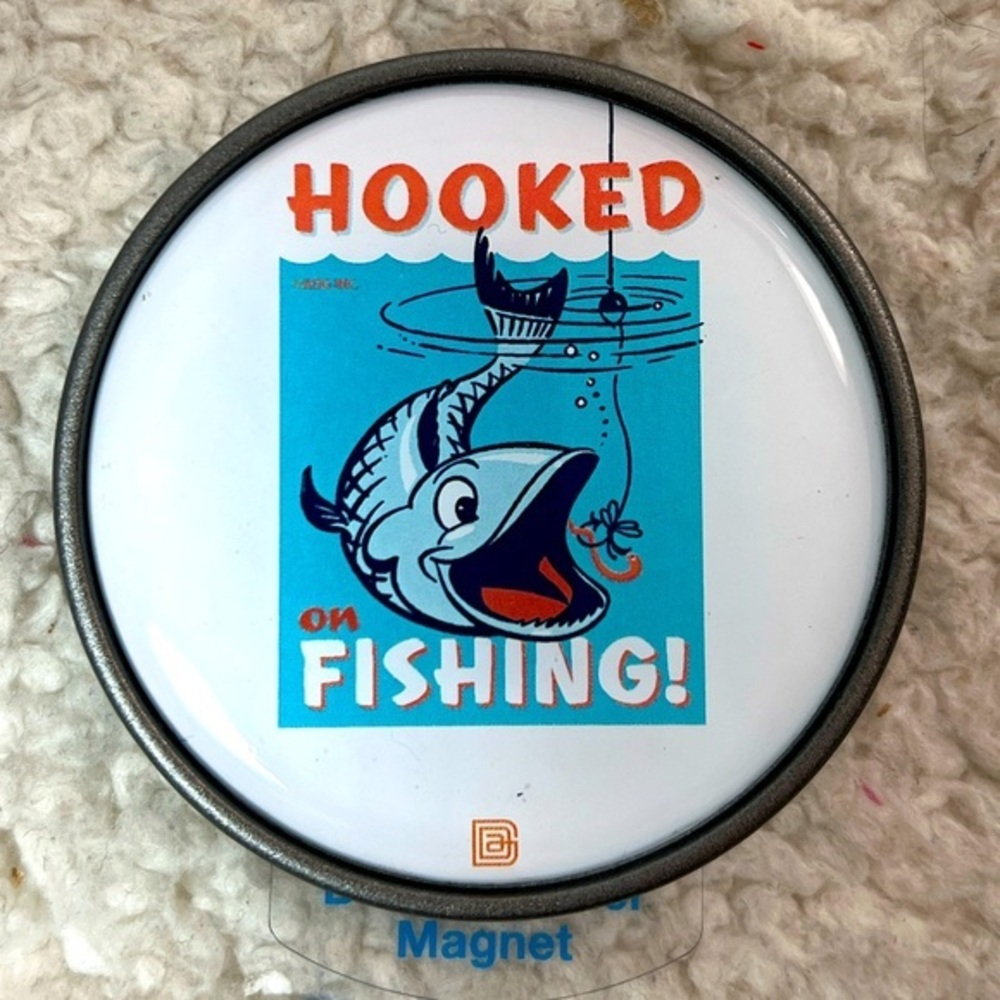 Lucy Lu "Hooked on Fishing" Bottle Opener with Magnetic Back
